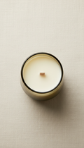 Bougie parfumée jardin d’olive en verre olive