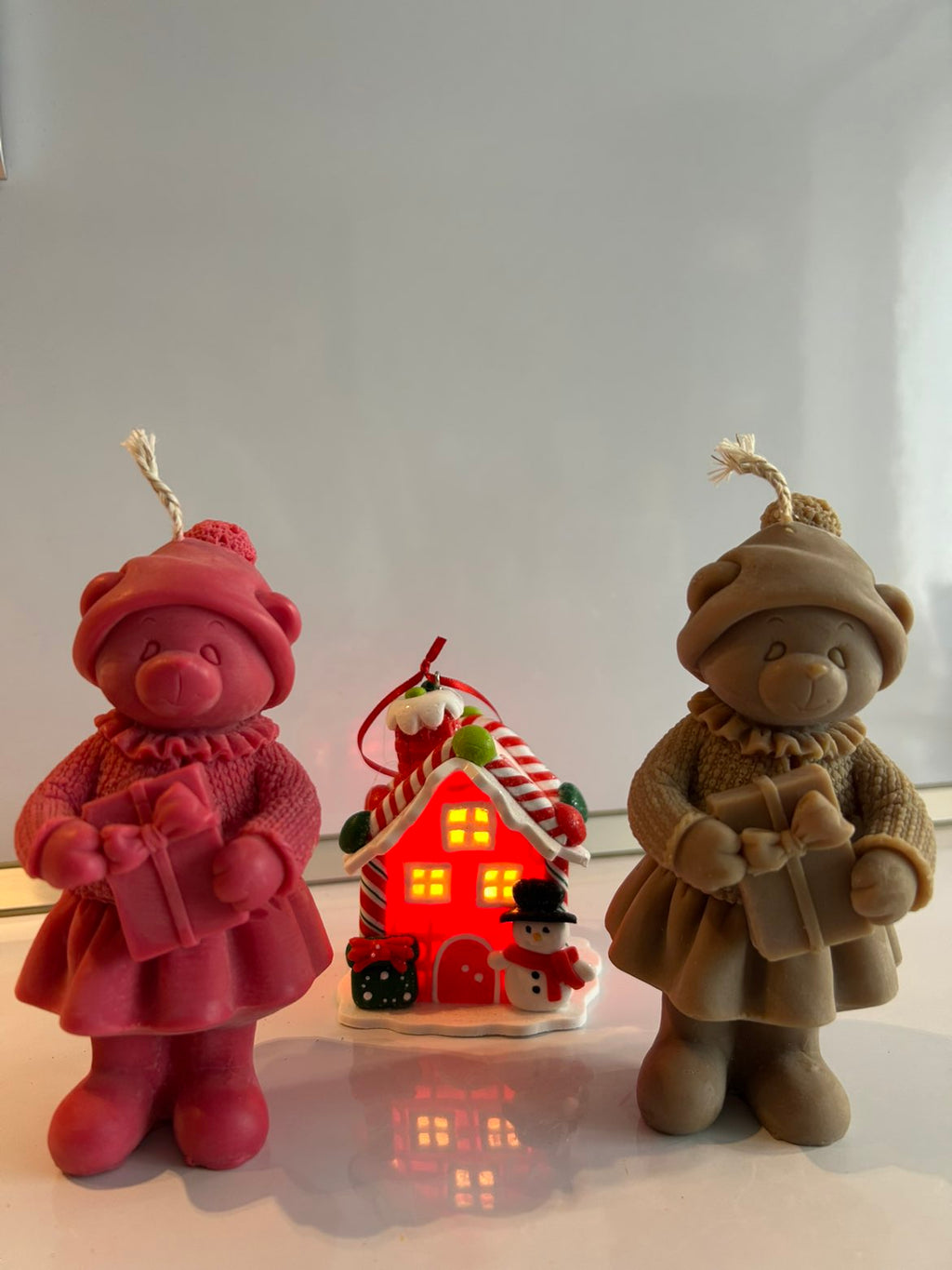 Bougies Moulées de Noël - Collection Festive