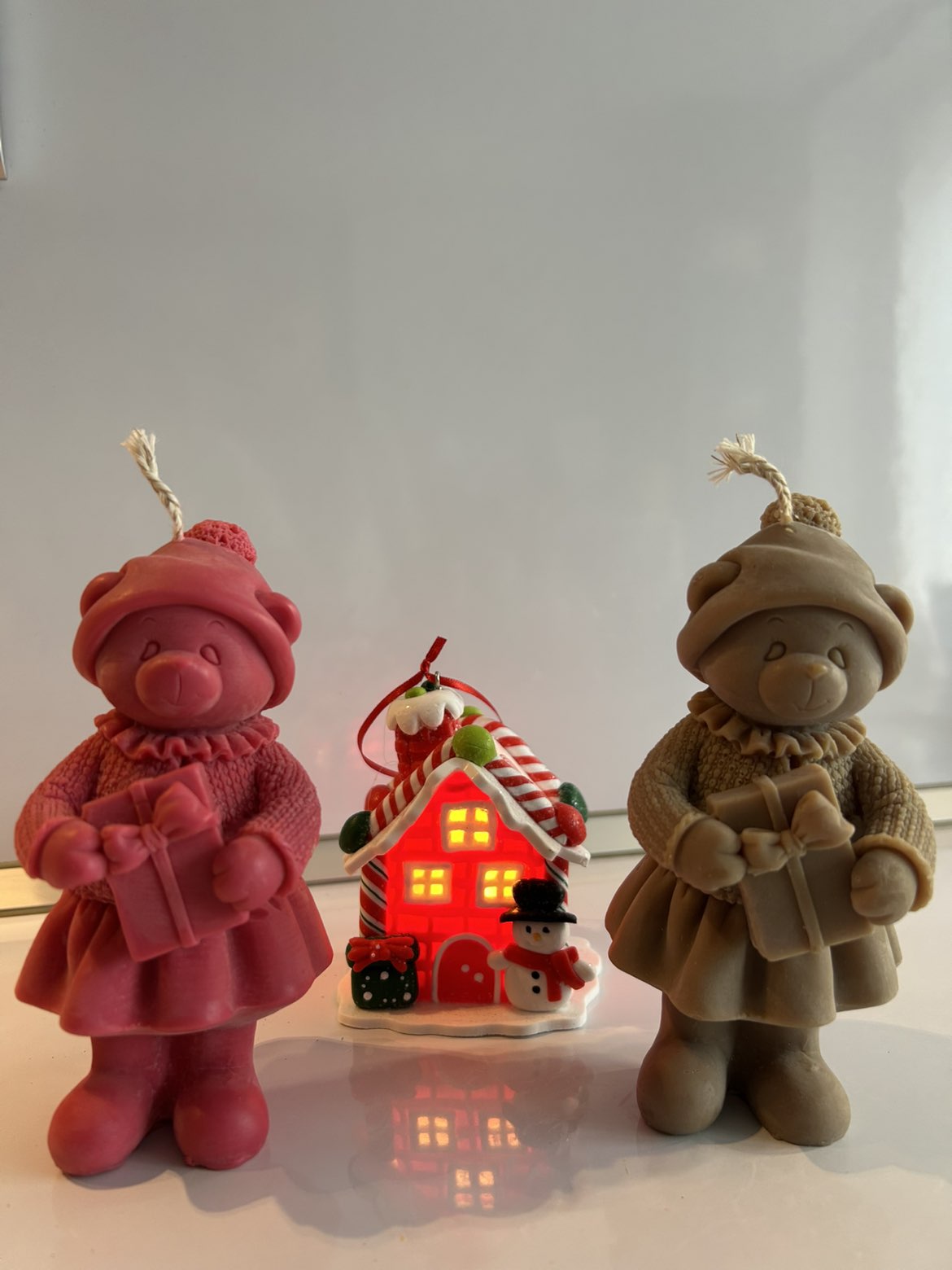 Bougies Moulées de Noël - Collection Festive
