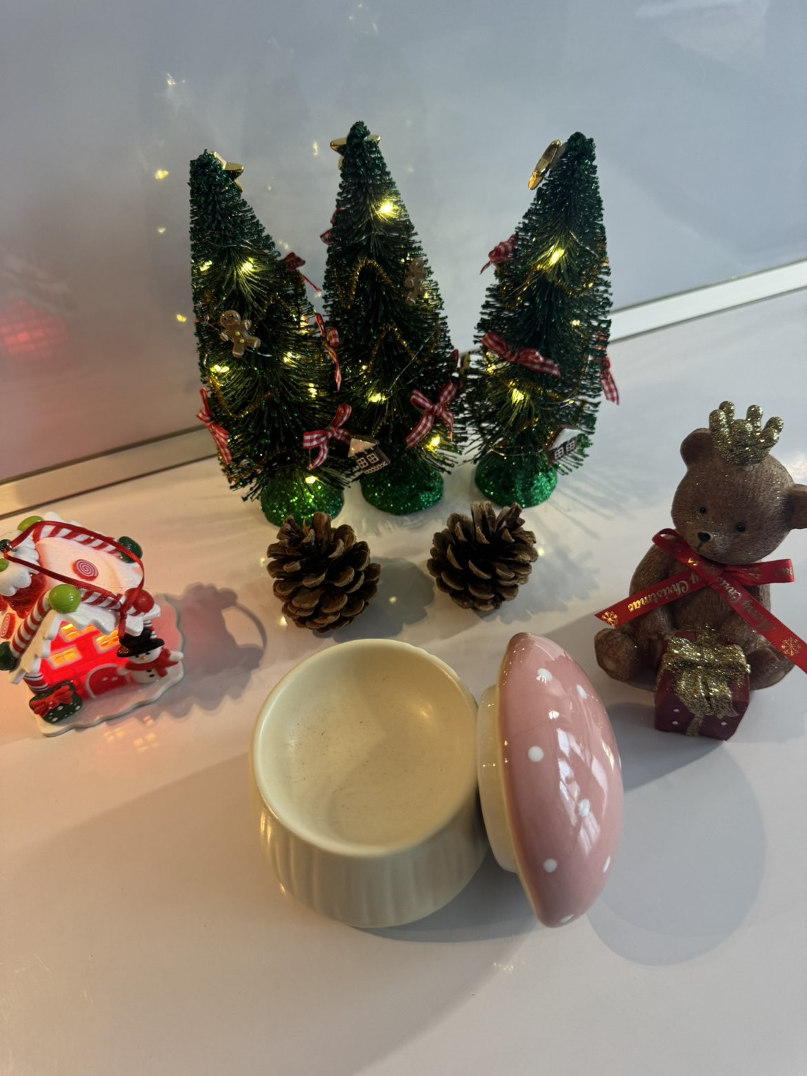 Brûle-Parfum Champignon Chapeau Rose