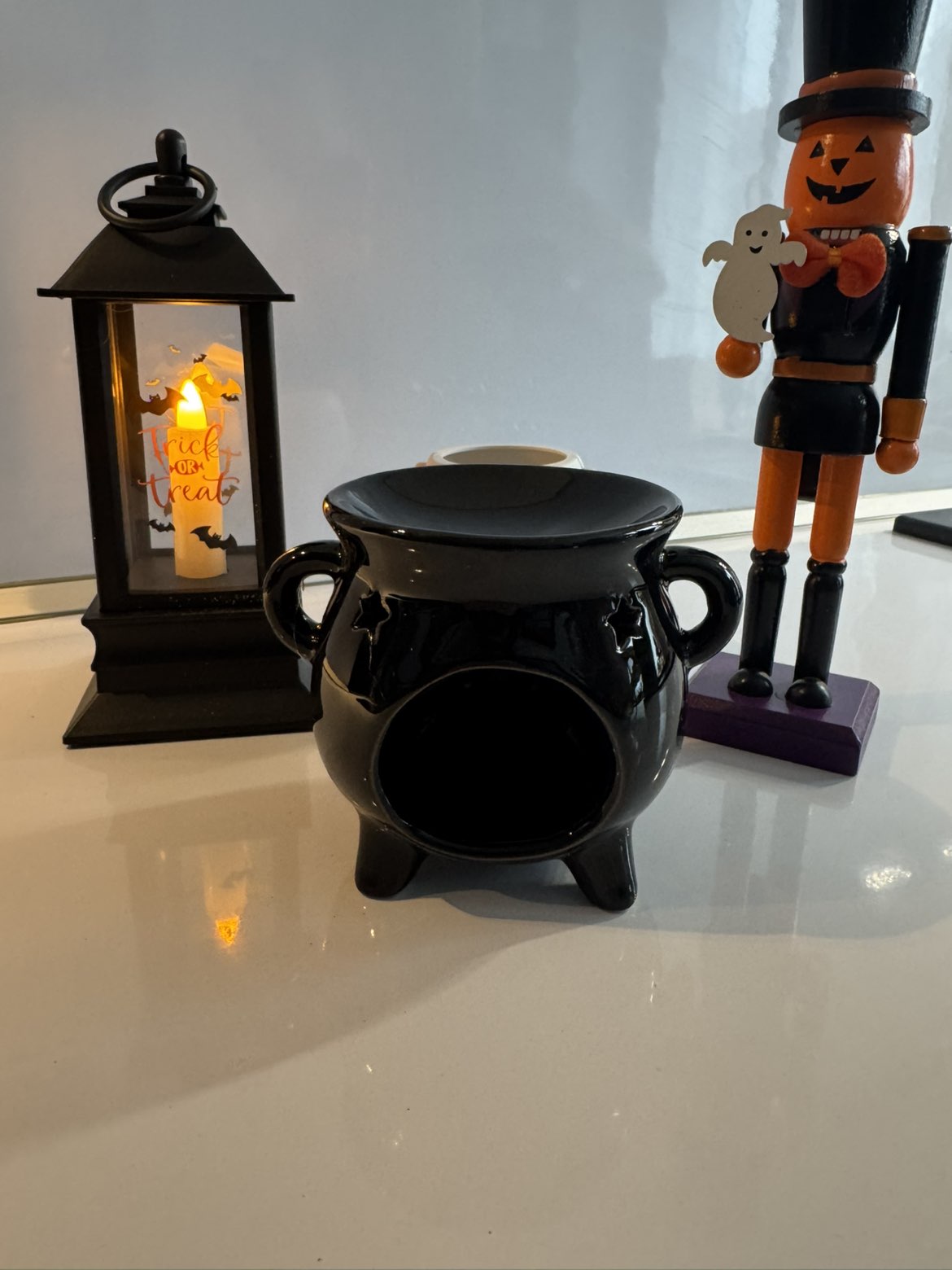 Brûle parfum chaudron Halloween