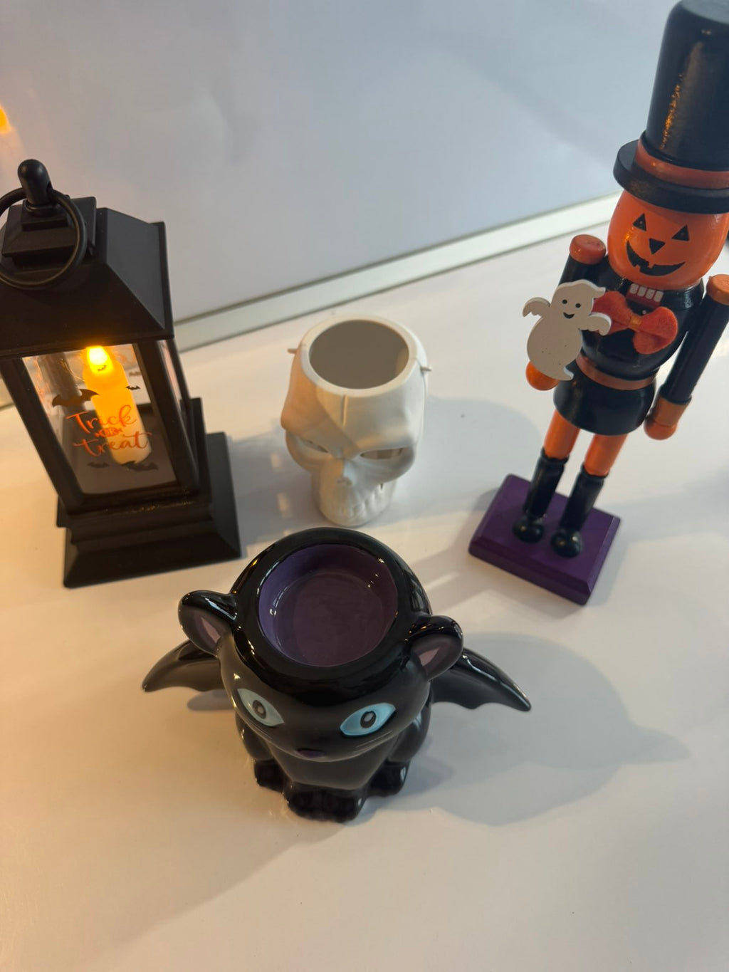 Brûle parfum chat chauve-souris Halloween