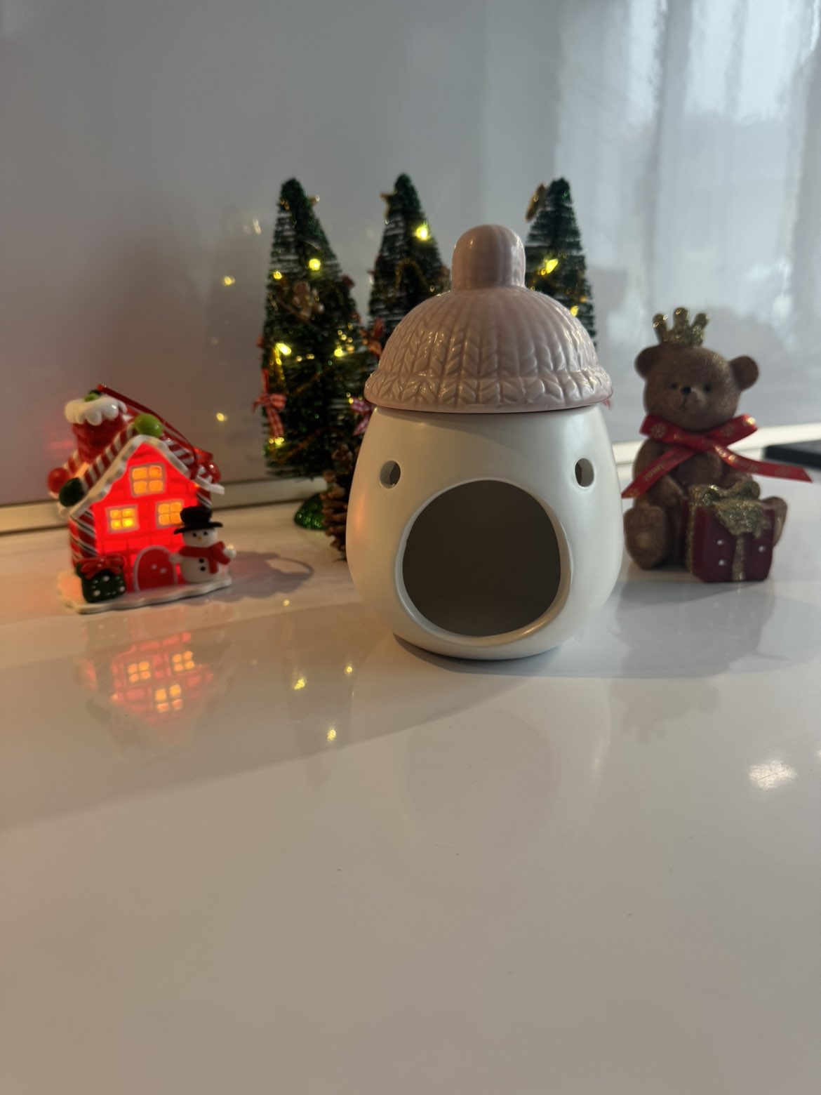 Brûle-Parfum Saison des Câlins - Bonnet Rose