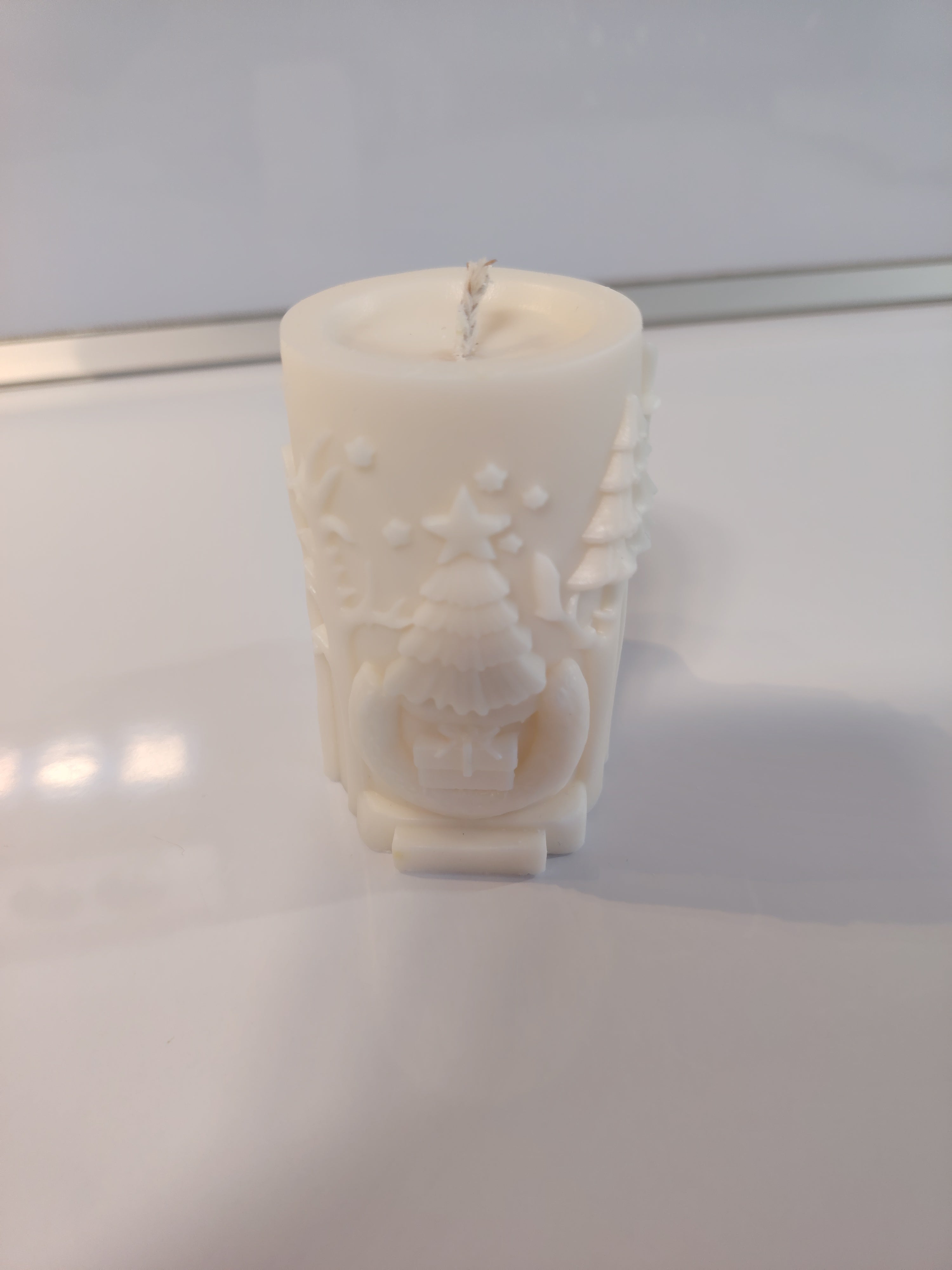 Bougies Moulées de Noël - Collection Festive