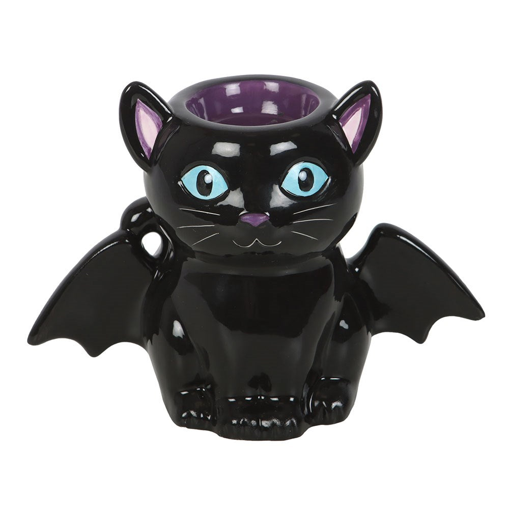 Brûle parfum chat chauve-souris Halloween