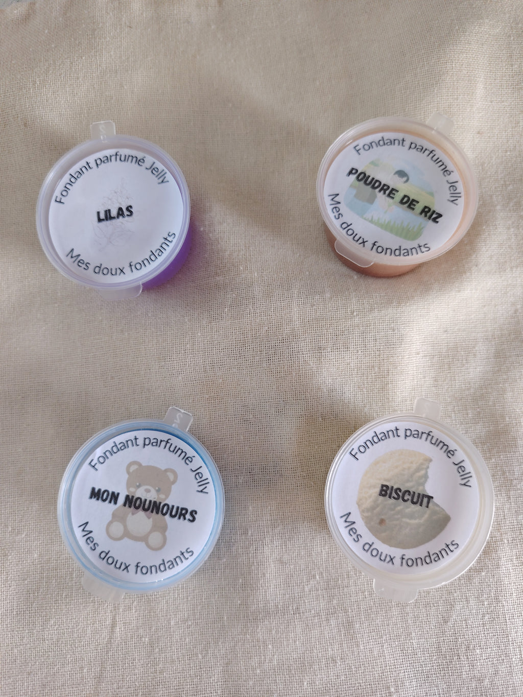 Fondants parfumés Jelly "Fleuris"