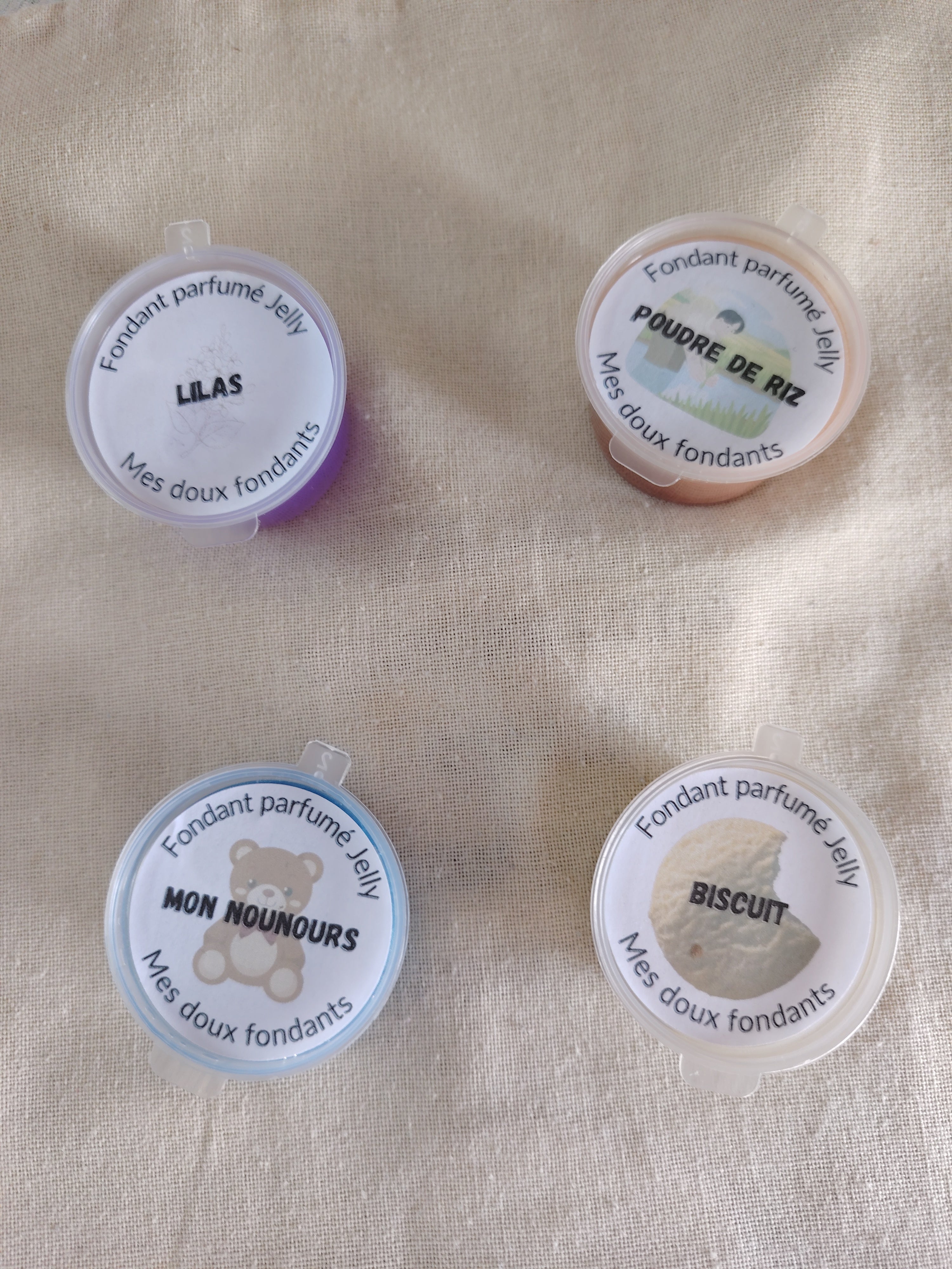 Fondants parfumés Jelly "Fleuris"