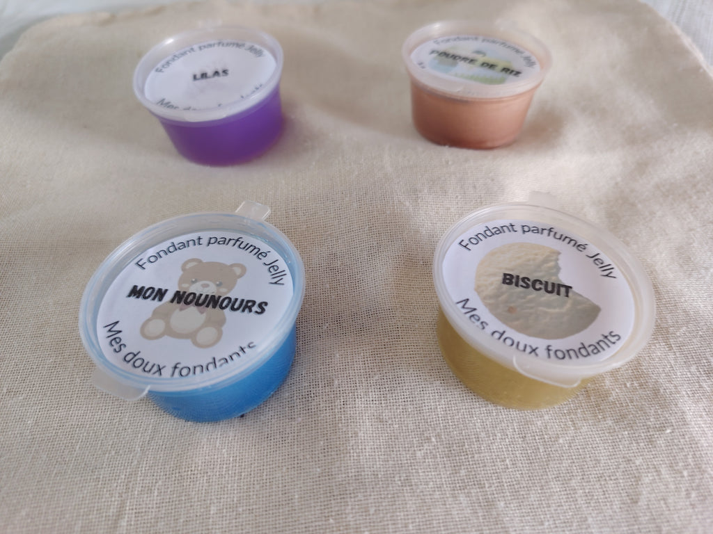Fondants parfumés Jelly "Fleuris"